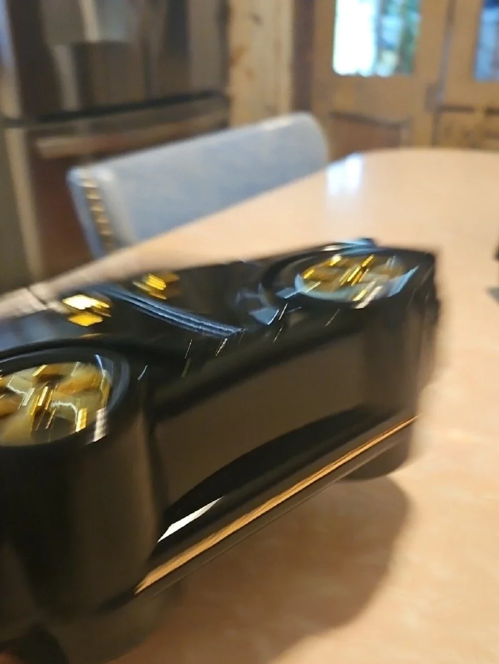 Kate Landry Black & Gold Car-Shaped Kids Purse